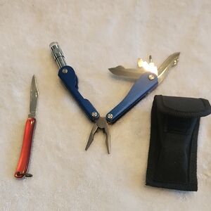 Pocket Multi-Tool Pliers with Black Nylon Sheath